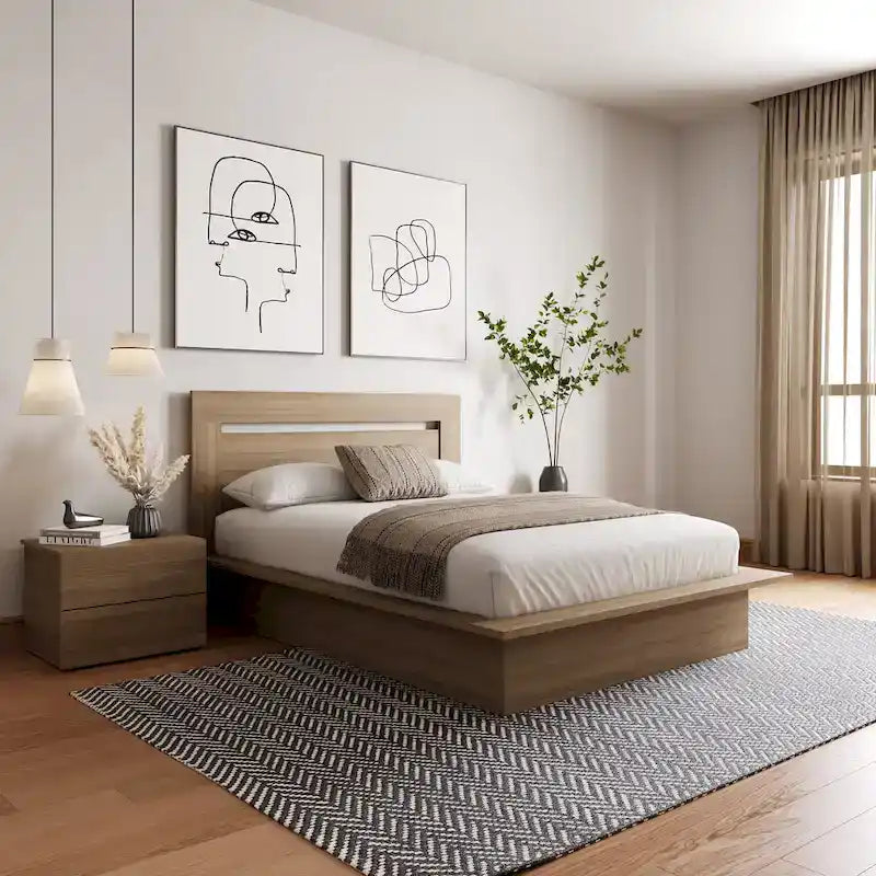 Malibu 3-Piece Bedroom Set with Bed