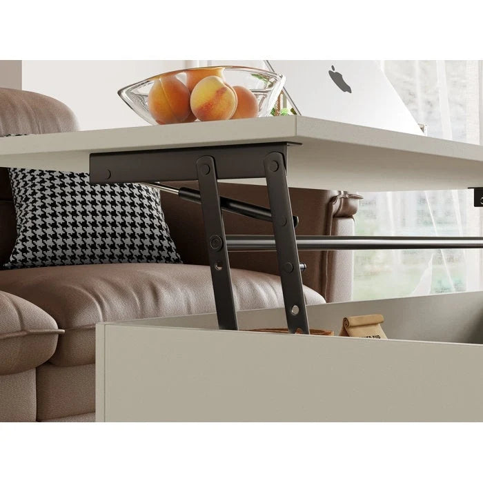 Rectangle Lift Top Square Coffee Table With Storage 37 x 23.5