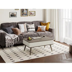 Rectangle Lift Top Square Coffee Table With Storage 37 x 23.5