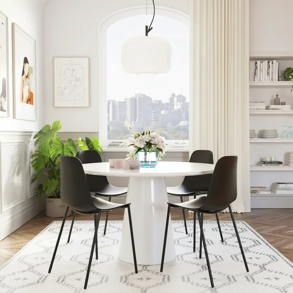 Poly & Bark Isla Modern Dining Chairs (Set of 4) - Indoor or Outdoor Use