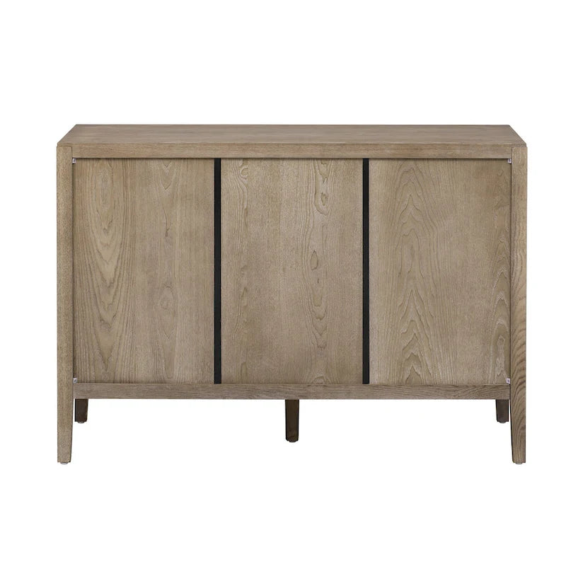 47  Vintage Style Wood Kitchen Accent Buffet Sideboard Cabinet