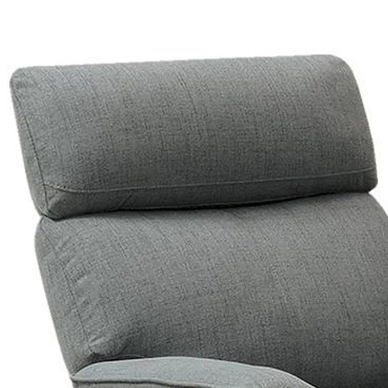 Gray Manual Recliner Chair - Single Seat
