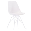 Mid-Century Modern Set of 2 Dining Room Chairs - N/A