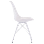 Mid-Century Modern Set of 2 Dining Room Chairs - N/A