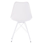 Mid-Century Modern Set of 2 Dining Room Chairs - N/A
