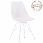 Mid-Century Modern Set of 2 Dining Room Chairs - N/A